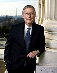 Official portrait of senator Mitch  McConnell
